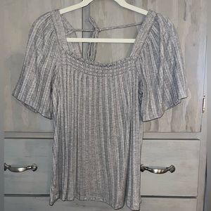 Daytrip Blouse Square Neck with String in Back